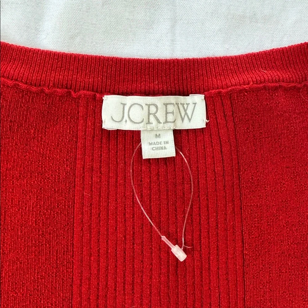 J Crew Red Sleeveless Knit Dress - Picture 2 of 7